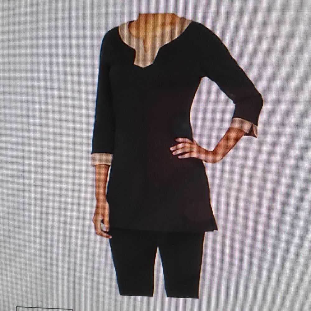 A261242Liz Claiborne  New York Tunic M